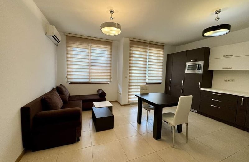 Rent of a furnished 1-room apartment in the Trakata district, Varna, Bulgaria